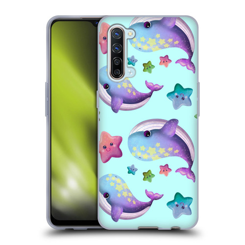 Carla Morrow Patterns Whale And Starfish Soft Gel Case for OPPO Find X2 Lite 5G