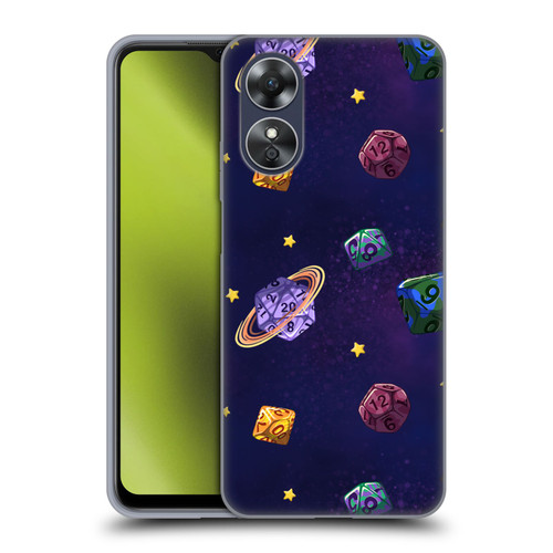 Carla Morrow Patterns Dice Numbers Soft Gel Case for OPPO A17