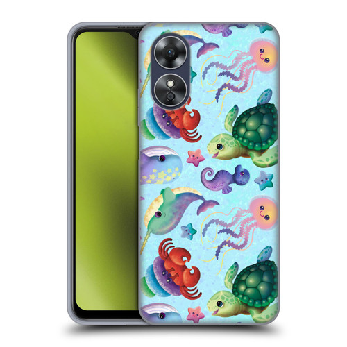 Carla Morrow Patterns Sea Life Soft Gel Case for OPPO A17