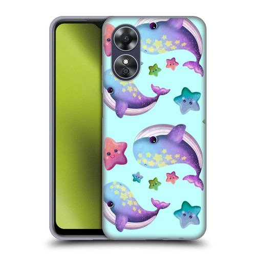 Carla Morrow Patterns Whale And Starfish Soft Gel Case for OPPO A17