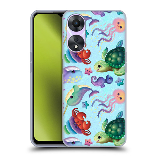Carla Morrow Patterns Sea Life Soft Gel Case for OPPO A78 4G