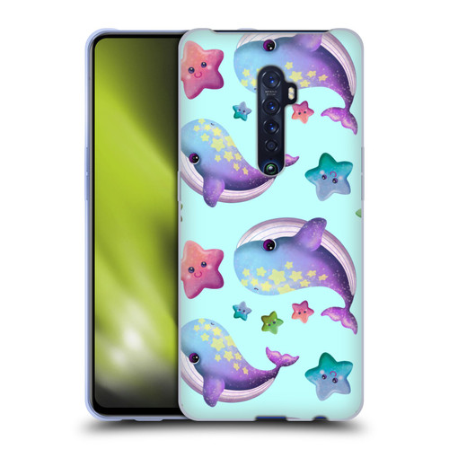 Carla Morrow Patterns Whale And Starfish Soft Gel Case for OPPO Reno 2