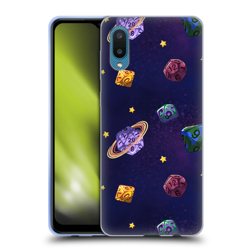 Carla Morrow Patterns Dice Numbers Soft Gel Case for Samsung Galaxy A02/M02 (2021)