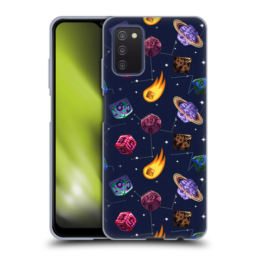 Carla Morrow Patterns Colorful Space Dice Soft Gel Case for Samsung Galaxy A03s (2021)