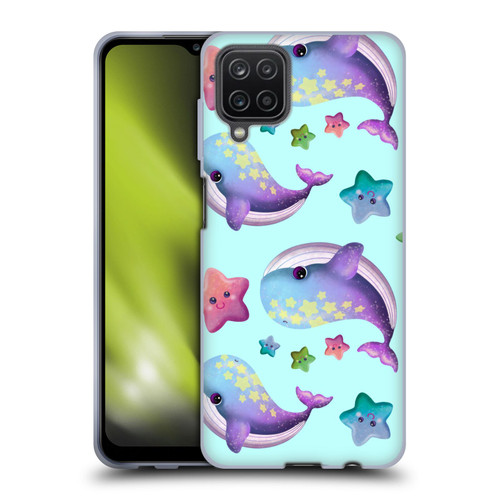 Carla Morrow Patterns Whale And Starfish Soft Gel Case for Samsung Galaxy A12 (2020)