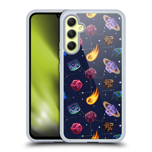 Carla Morrow Patterns Colorful Space Dice Soft Gel Case for Samsung Galaxy A34 5G