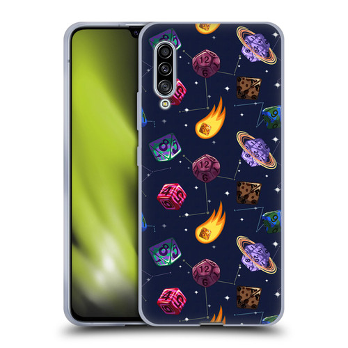 Carla Morrow Patterns Colorful Space Dice Soft Gel Case for Samsung Galaxy A90 5G (2019)