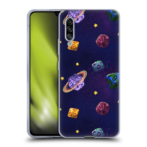 Carla Morrow Patterns Dice Numbers Soft Gel Case for Samsung Galaxy A90 5G (2019)