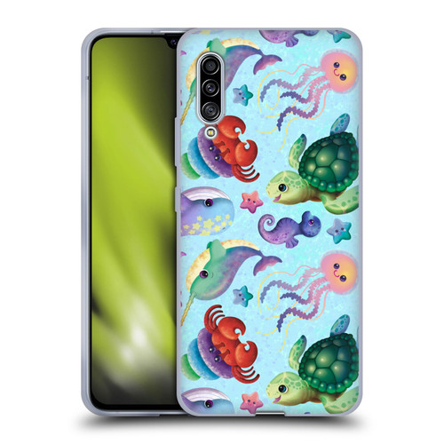Carla Morrow Patterns Sea Life Soft Gel Case for Samsung Galaxy A90 5G (2019)