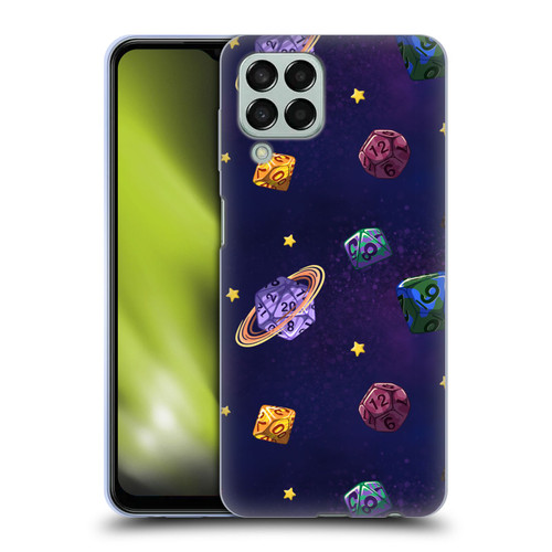 Carla Morrow Patterns Dice Numbers Soft Gel Case for Samsung Galaxy M33 (2022)