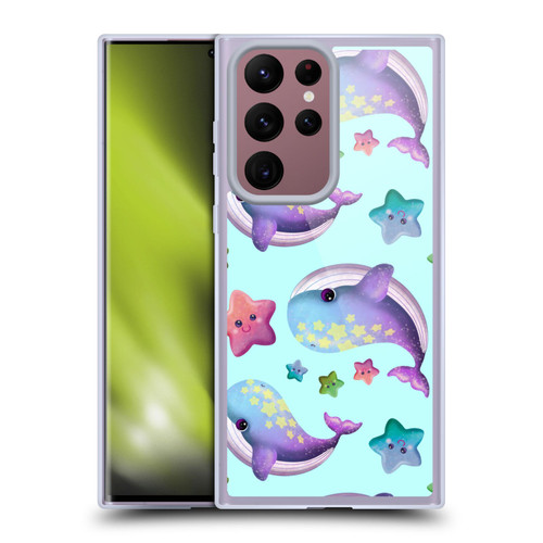 Carla Morrow Patterns Whale And Starfish Soft Gel Case for Samsung Galaxy S22 Ultra 5G