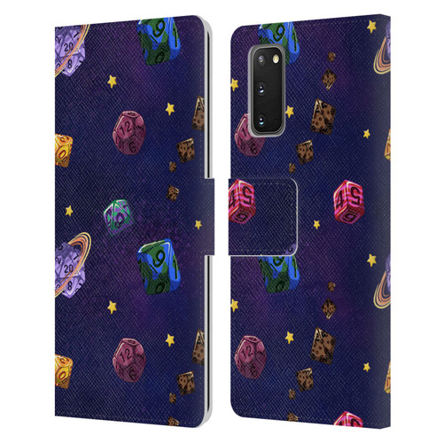 Carla Morrow Patterns Dice Numbers Leather Book Wallet Case Cover For Samsung Galaxy S20 / S20 5G