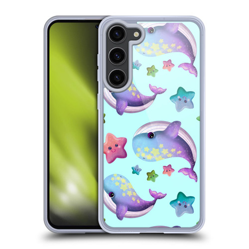 Carla Morrow Patterns Whale And Starfish Soft Gel Case for Samsung Galaxy S23+ 5G
