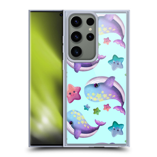 Carla Morrow Patterns Whale And Starfish Soft Gel Case for Samsung Galaxy S23 Ultra 5G