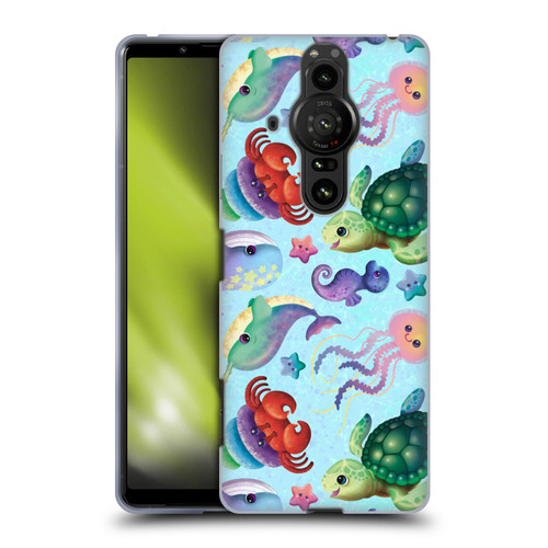 Carla Morrow Patterns Sea Life Soft Gel Case for Sony Xperia Pro-I