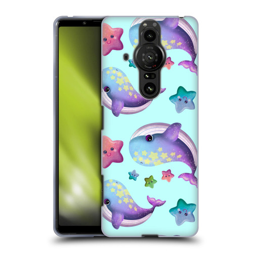 Carla Morrow Patterns Whale And Starfish Soft Gel Case for Sony Xperia Pro-I