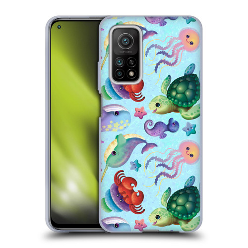 Carla Morrow Patterns Sea Life Soft Gel Case for Xiaomi Mi 10T 5G