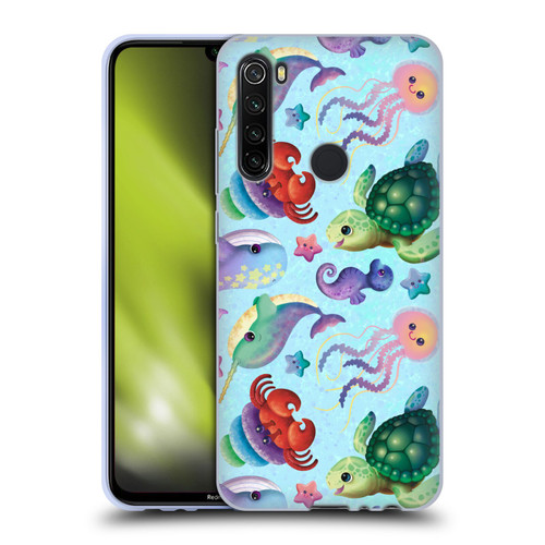 Carla Morrow Patterns Sea Life Soft Gel Case for Xiaomi Redmi Note 8T