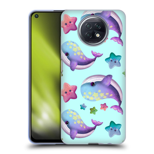 Carla Morrow Patterns Whale And Starfish Soft Gel Case for Xiaomi Redmi Note 9T 5G