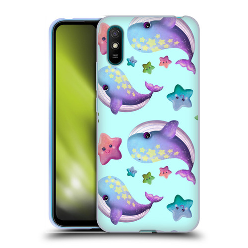Carla Morrow Patterns Whale And Starfish Soft Gel Case for Xiaomi Redmi 9A / Redmi 9AT