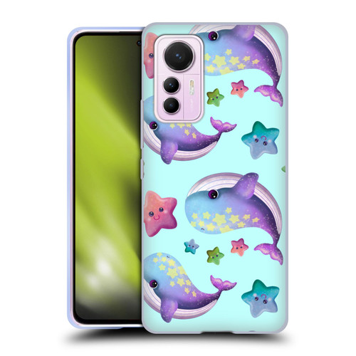 Carla Morrow Patterns Whale And Starfish Soft Gel Case for Xiaomi 12 Lite