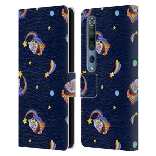 Carla Morrow Patterns Red Panda Leather Book Wallet Case Cover For Xiaomi Mi 10 5G / Mi 10 Pro 5G
