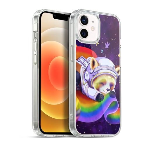 Carla Morrow Rainbow Animals Red Panda Sleeping Soft Gel Case for Apple iPhone 12 / iPhone 12 Pro & MagSafe