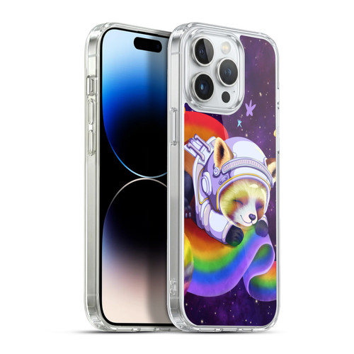 Carla Morrow Rainbow Animals Red Panda Sleeping Soft Gel Case for Apple iPhone 13 Pro Max & MagSafe