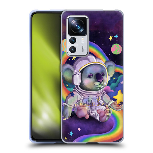 Carla Morrow Rainbow Animals Koala In Space Soft Gel Case for Xiaomi 12T Pro