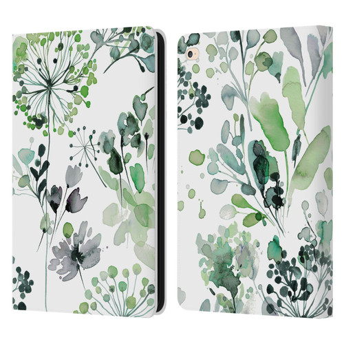 Ninola Wild Grasses Eucalyptus Leather Book Wallet Case Cover For Apple iPad Air 2 (2014)