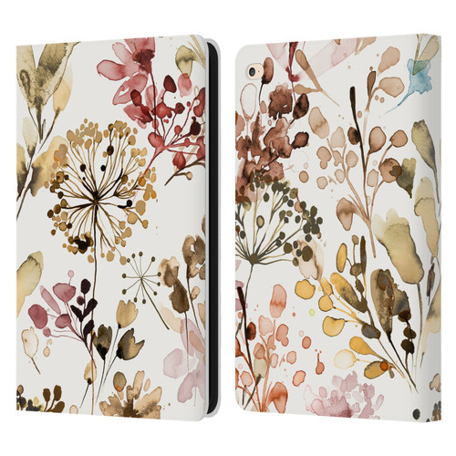 Ninola Wild Grasses Rustic Leather Book Wallet Case Cover For Apple iPad Air 2 (2014)