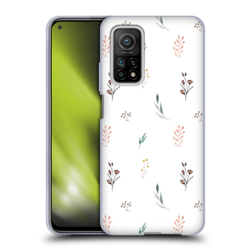 Anis Illustration Flower Pattern 2 Botanicals Soft Gel Case for Xiaomi Mi 10T 5G