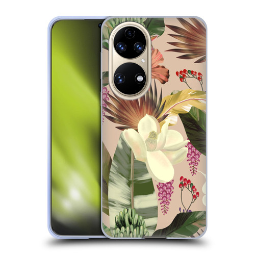 Anis Illustration Graphics New Tropicals Soft Gel Case for Huawei P50