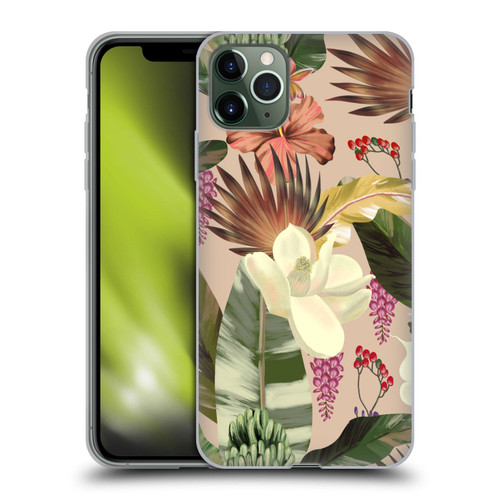 Anis Illustration Graphics New Tropicals Soft Gel Case for Apple iPhone 11 Pro Max