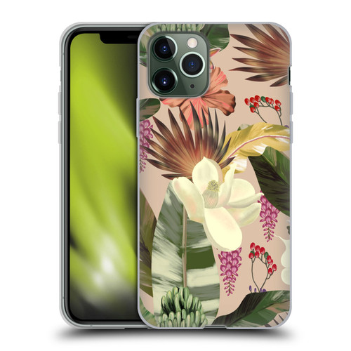 Anis Illustration Graphics New Tropicals Soft Gel Case for Apple iPhone 11 Pro