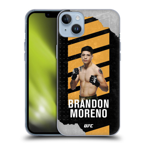 UFC Brandon Moreno Fight Card Soft Gel Case for Apple iPhone 14 Plus