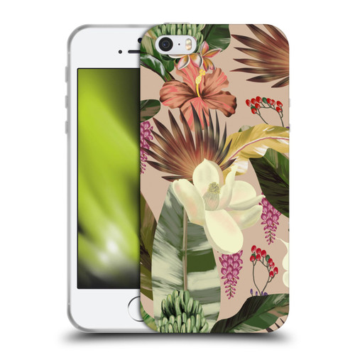 Anis Illustration Graphics New Tropicals Soft Gel Case for Apple iPhone 5 / 5s / iPhone SE 2016