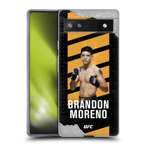 UFC Brandon Moreno Fight Card Soft Gel Case for Google Pixel 6a