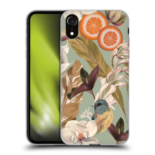 Anis Illustration Graphics New Tropical Pink Soft Gel Case for Apple iPhone XR