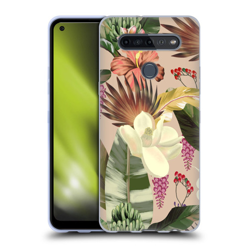 Anis Illustration Graphics New Tropicals Soft Gel Case for LG K51S