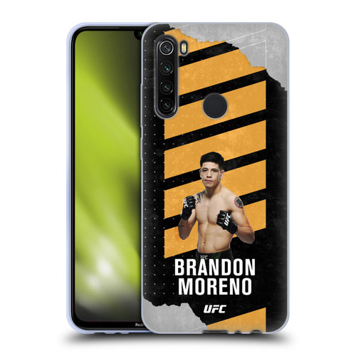 UFC Brandon Moreno Fight Card Soft Gel Case for Xiaomi Redmi Note 8T