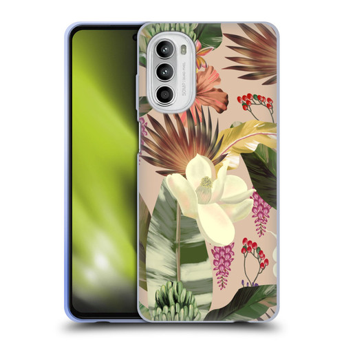 Anis Illustration Graphics New Tropicals Soft Gel Case for Motorola Moto G52