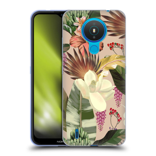 Anis Illustration Graphics New Tropicals Soft Gel Case for Nokia 1.4