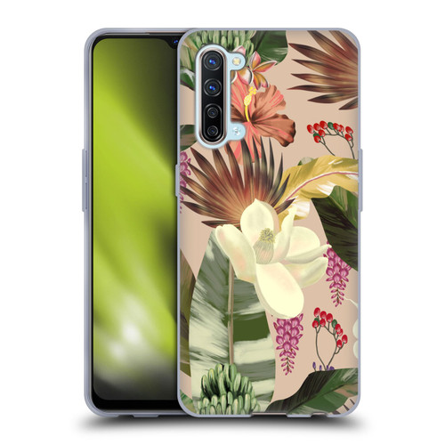 Anis Illustration Graphics New Tropicals Soft Gel Case for OPPO Find X2 Lite 5G