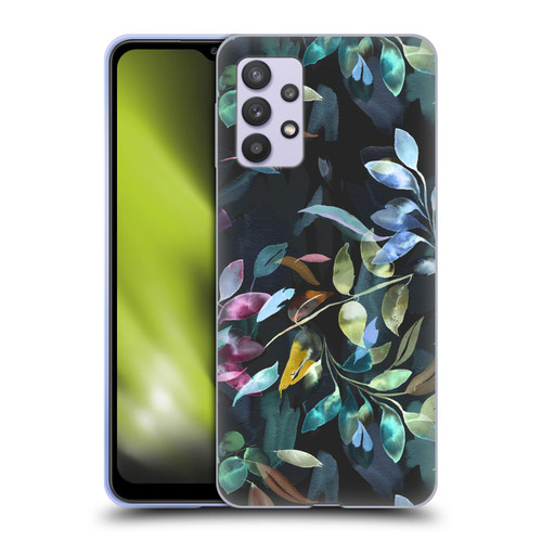 Ninola Botanical Patterns Watercolor Mystic Leaves Soft Gel Case for Samsung Galaxy A32 5G / M32 5G (2021)