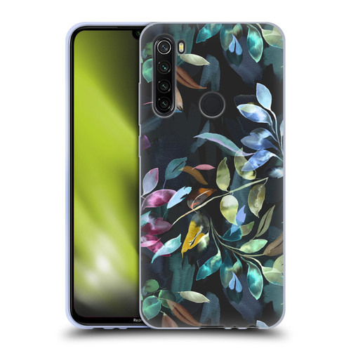 Ninola Botanical Patterns Watercolor Mystic Leaves Soft Gel Case for Xiaomi Redmi Note 8T