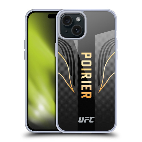 UFC Dustin Poirier Fighter Kit Soft Gel Case for Apple iPhone 15 Plus