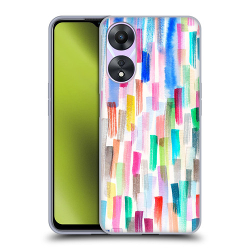 Ninola Colorful Brushstrokes Multi Soft Gel Case for OPPO A78 4G