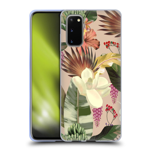 Anis Illustration Graphics New Tropicals Soft Gel Case for Samsung Galaxy S20 / S20 5G