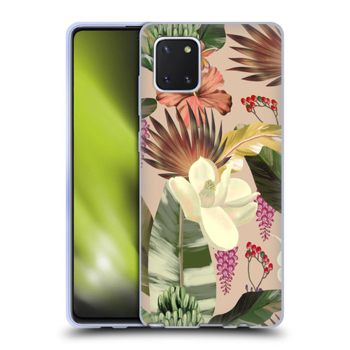 Anis Illustration Graphics New Tropicals Soft Gel Case for Samsung Galaxy Note10 Lite